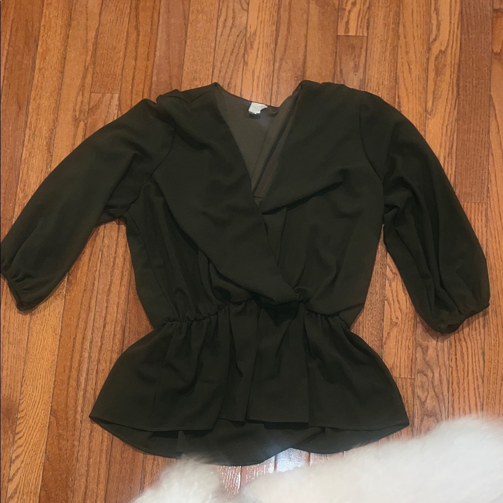 Chic Black Women's Blouse